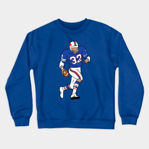 OJ Simpson Illustration Crewneck Sweatshirt by mirailecs